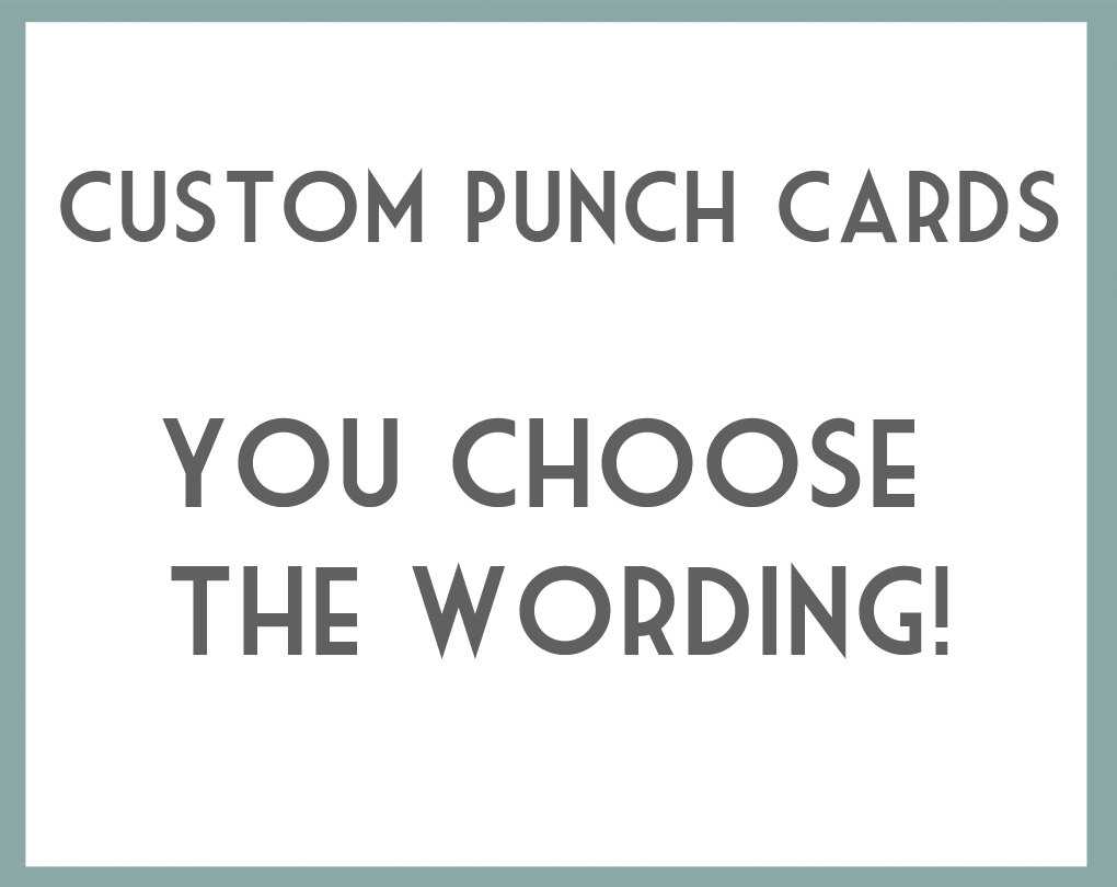 Best Photos Of Punch Card Printable Template - Free With Free Printable Punch Card Template