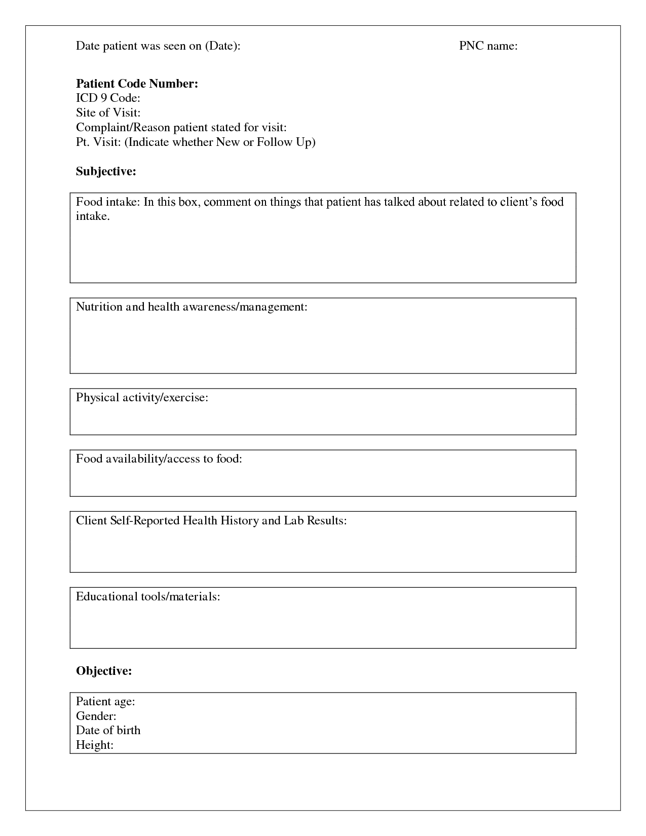Best Photos Of Soap Note Template – Acupuncture Soap Note Pertaining To Soap Note Template Word
