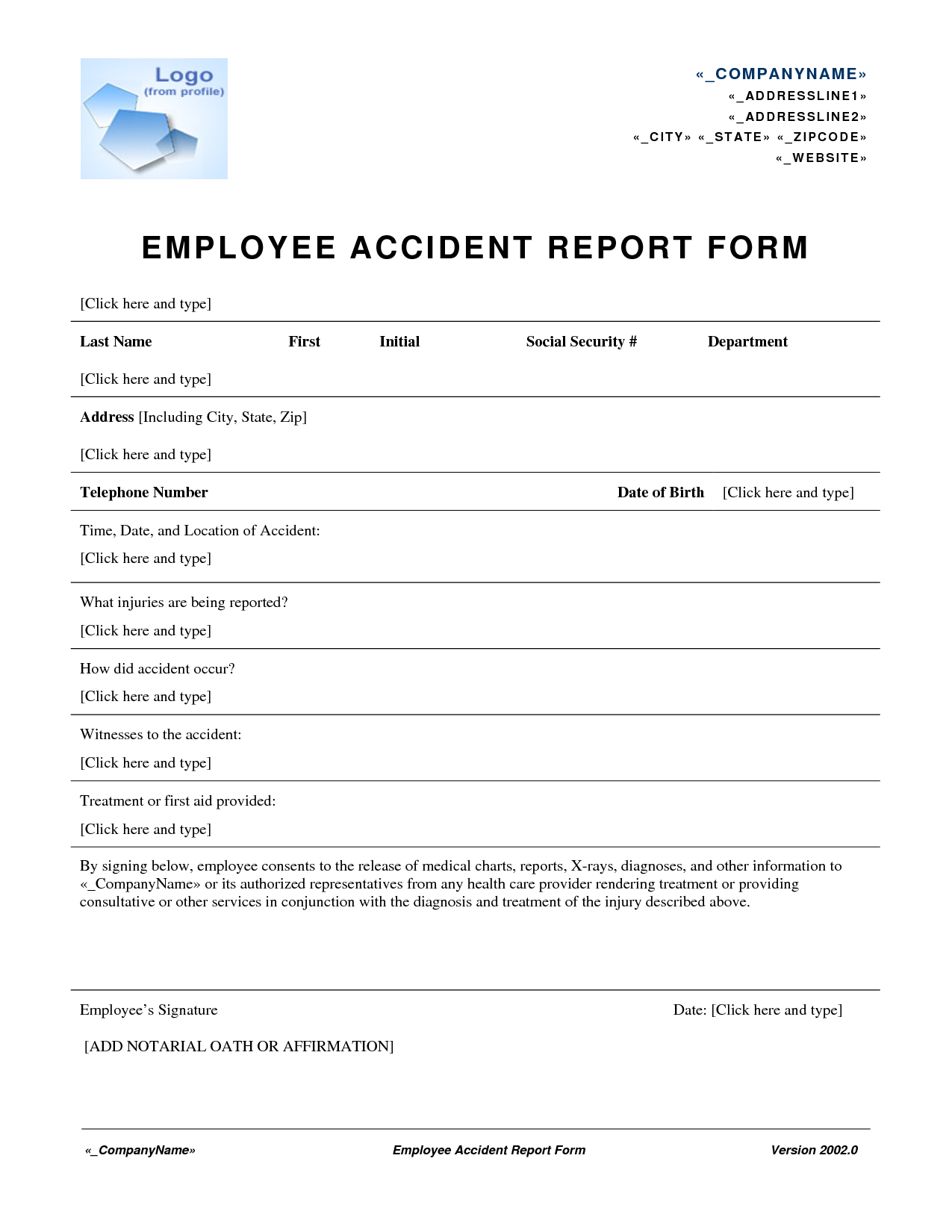 Best Photos Of Workplace Accident Report Form – Work Regarding Health And Safety Incident Report Form Template