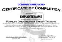 Best Solutions For Forklift Certification Template On Form for Forklift Certification Template