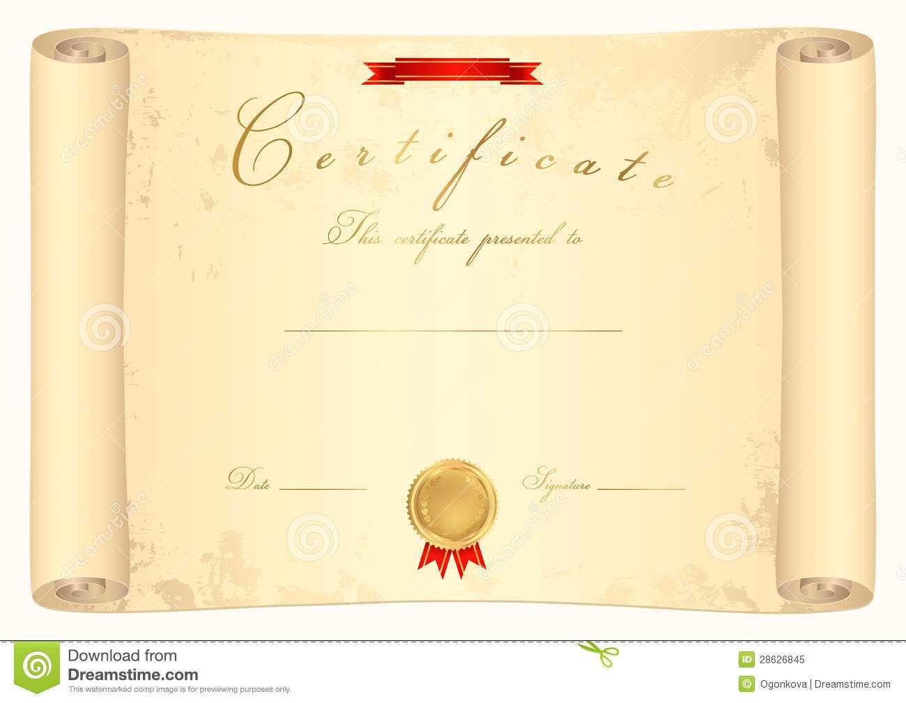 Best Solutions For Scroll Certificate Templates Also Pertaining To Scroll Certificate Templates