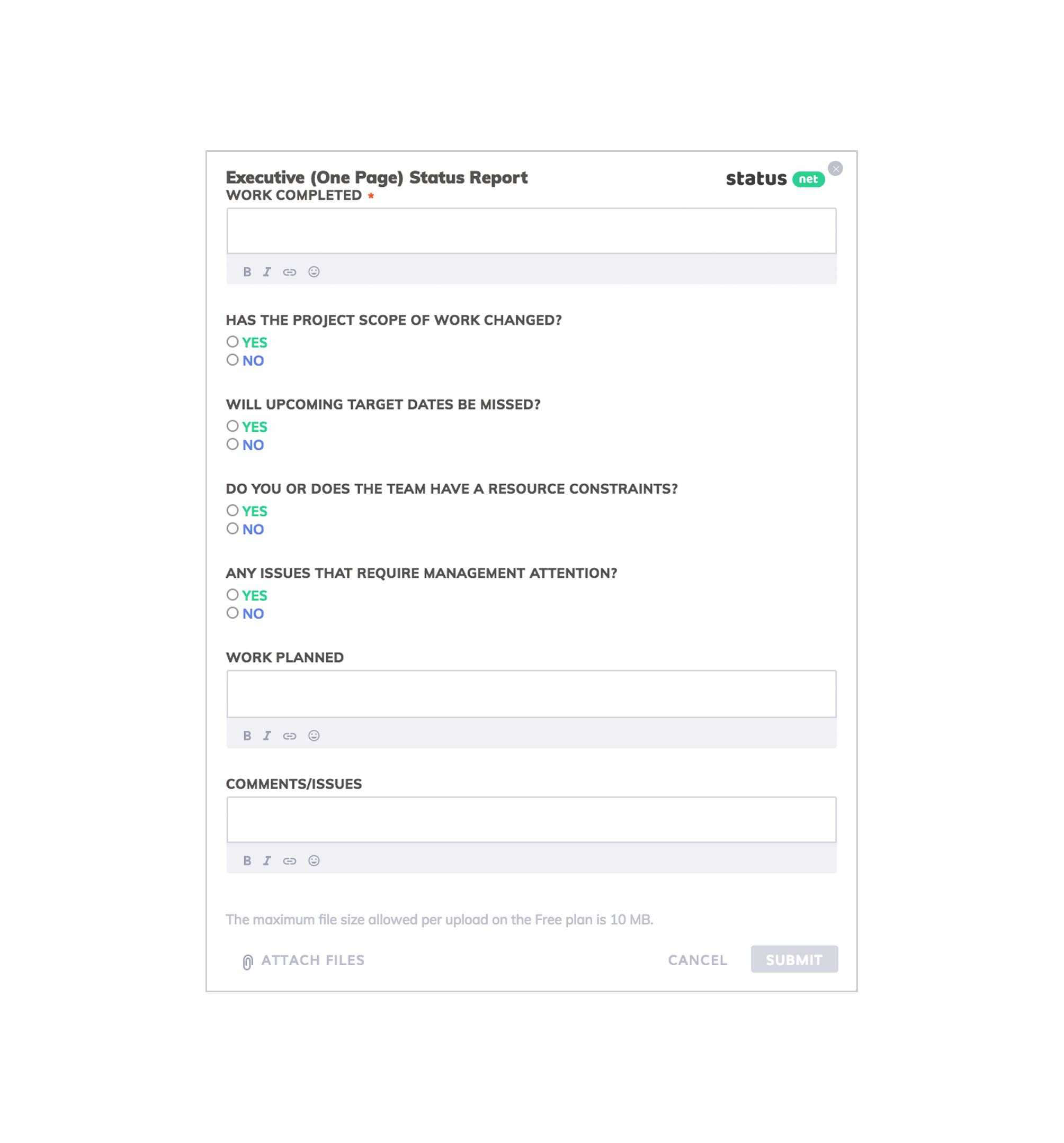 Best Status Report Templates [25+ Free Samples] – Status With One Page Status Report Template