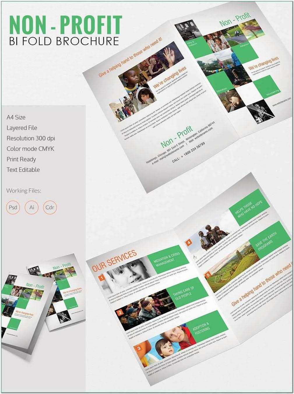 Bi Fold Brochure Template Publisher Free - Templates With 4 Fold Brochure Template Word