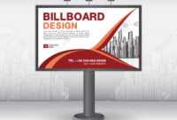 Billboard Banner Template Vector Design, Advertisement, Realistic.. pertaining to Outdoor Banner Template