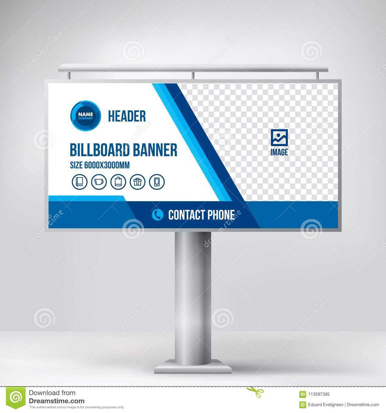 Billboard Design, Template Banner For Outdoor Advertising For Outdoor Banner Design Templates