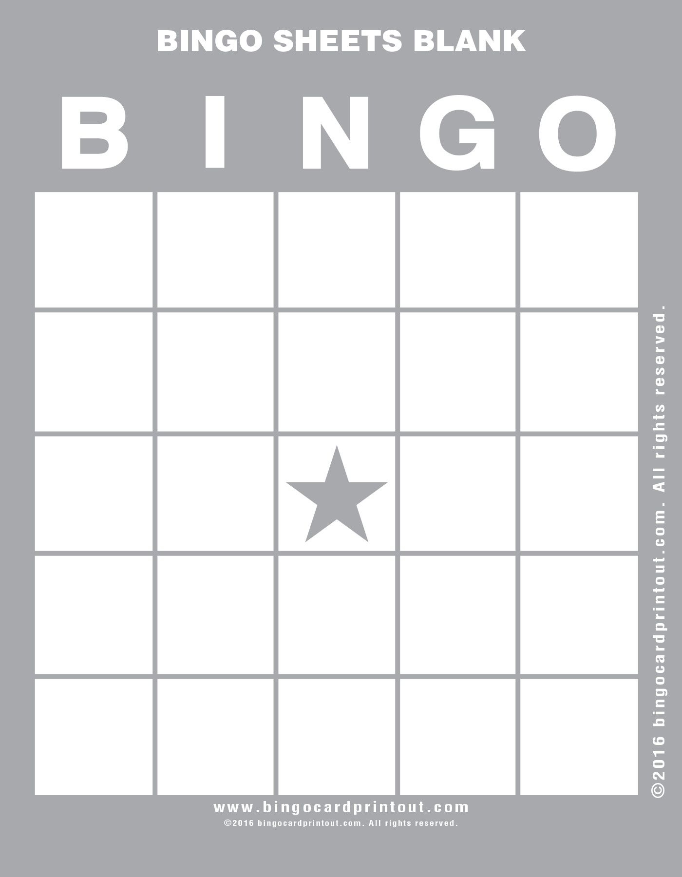 Bingo Sheets Blank 9 | Bingo Sheets Blank In 2019 | Bingo With Regard To Blank Bingo Template Pdf