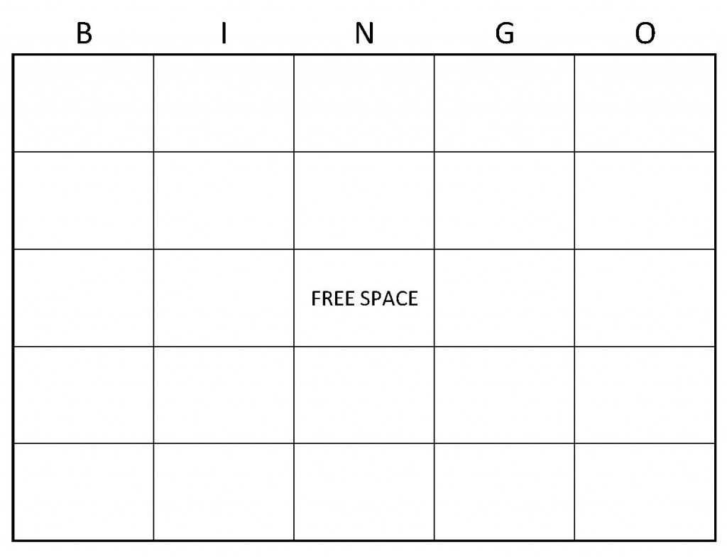 Bingo Template – Google Search | Templates | Blank Bingo With Blank Bingo Template Pdf