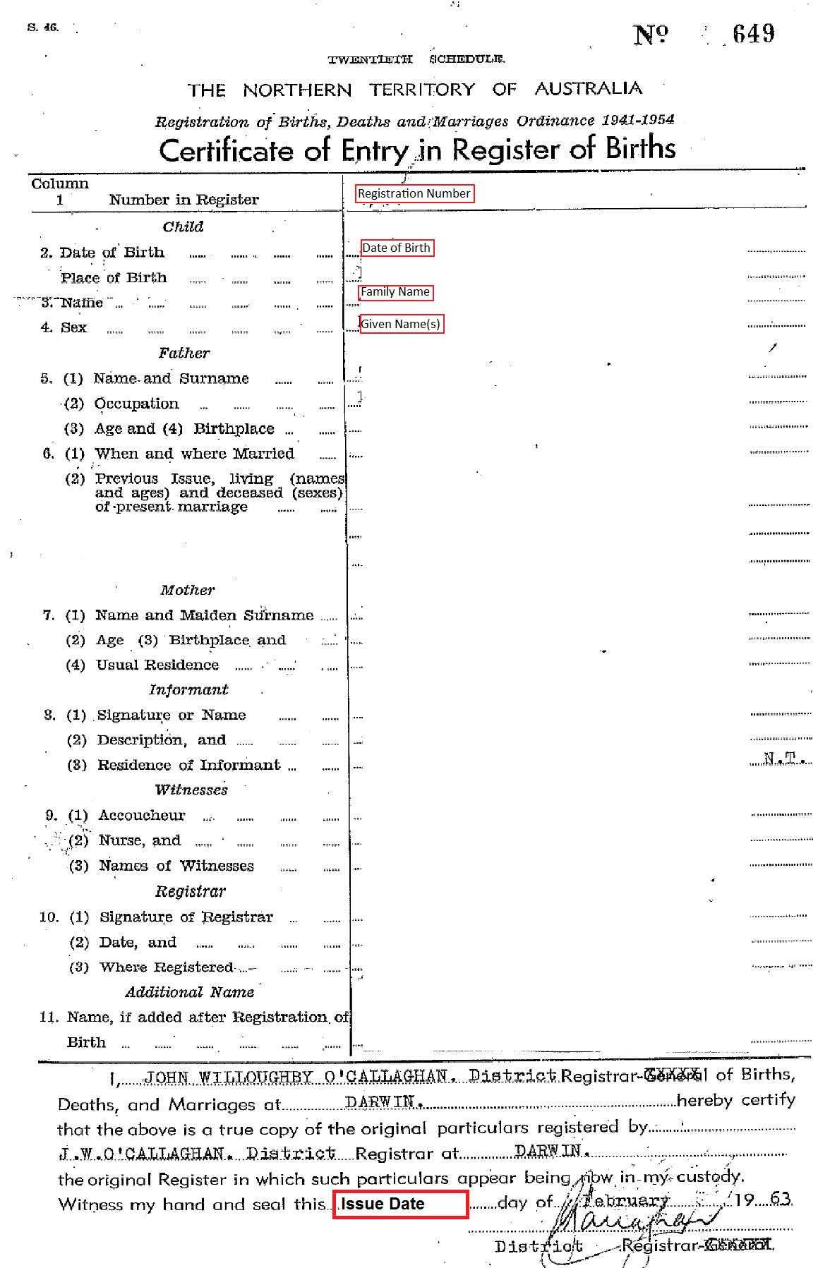 Birth Certificate (Australian) | Unique Student Identifier Intended For South African Birth Certificate Template