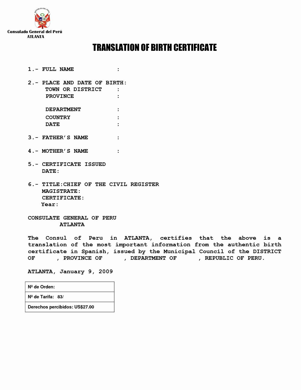 Birth Certificate Copy – Mallerstang For Birth Certificate Translation Template
