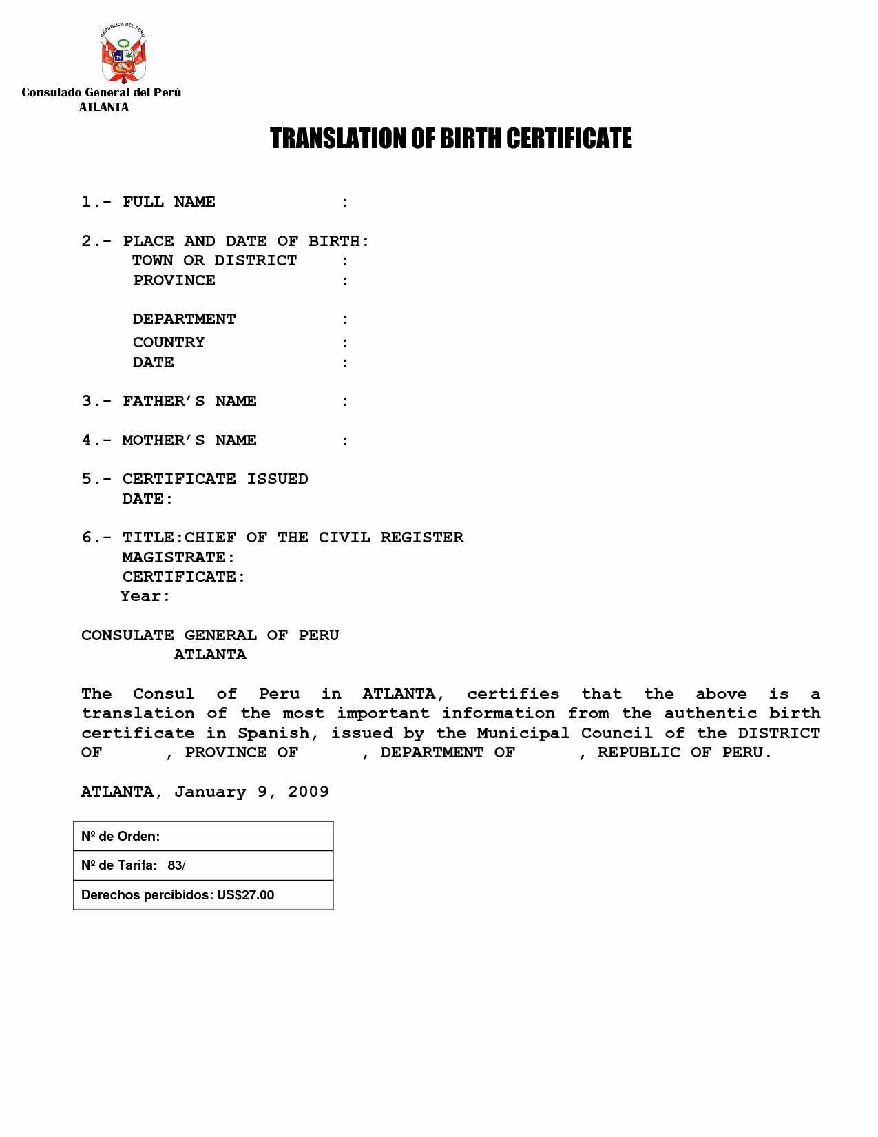 Birth Certificate Copy – Mallerstang For Birth Certificate Translation Template