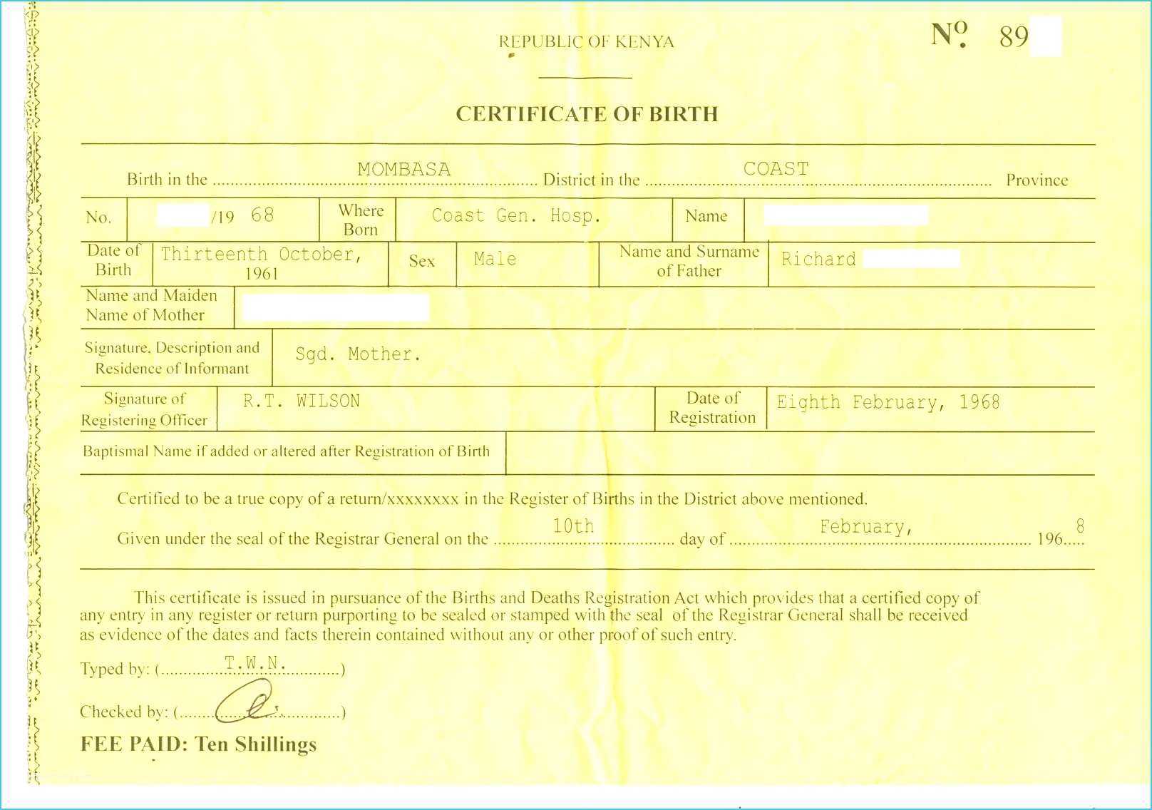 Birth Certificate Template Us Sample New Fabulous 10 Best Throughout South African Birth Certificate Template