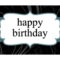 Birthday Card (Blue Ribbon Design, Half Fold) With Greeting Card Template Powerpoint