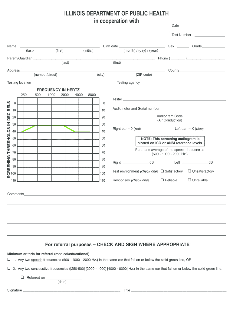 Blank Audiogram Template Download – Fill Online, Printable Within Blank Audiogram Template Download