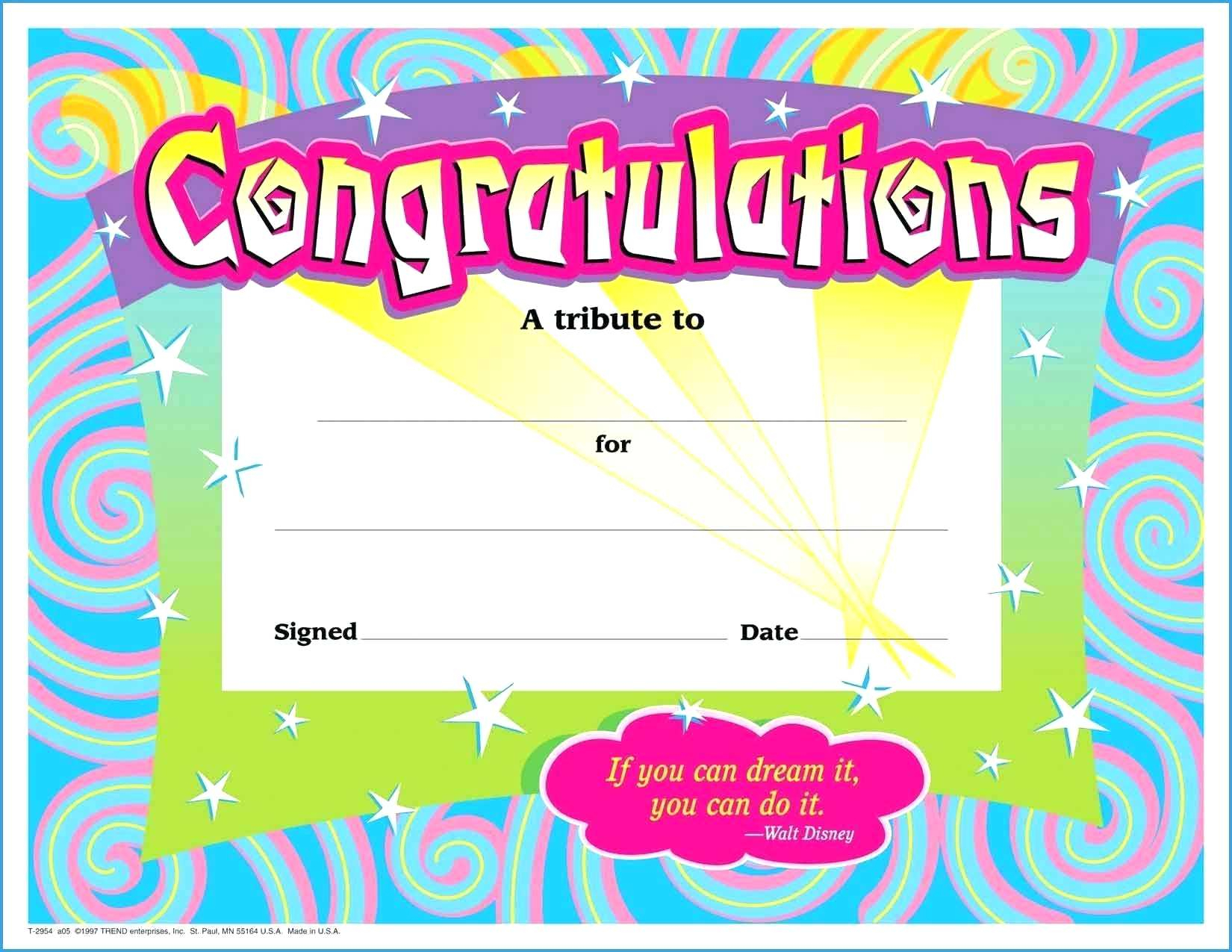 Blank Award Certificate For Kids – Para Sys Regarding Free Printable Certificate Templates For Kids