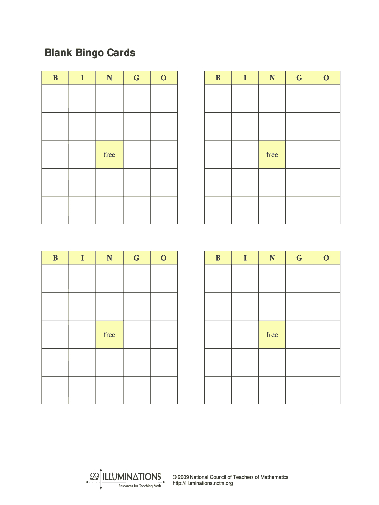 Blank Bingo Cards – Fill Online, Printable, Fillable, Blank Pertaining To Blank Bingo Template Pdf