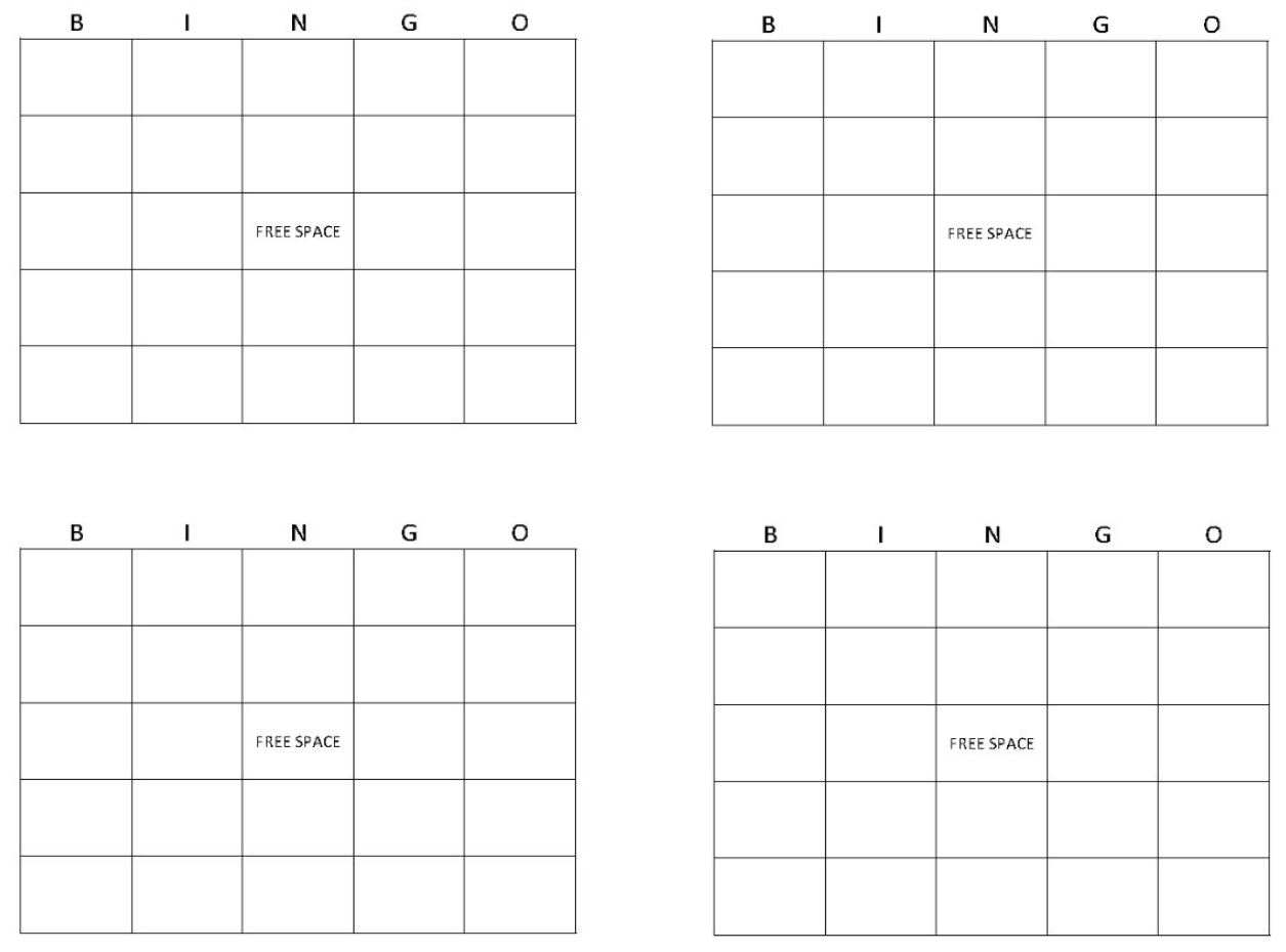 Blank Bingo Cards | Get Blank Bingo Cards Here Pertaining To Blank Bingo Template Pdf