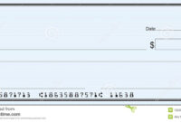 Blank Business Check Template | Blank Check | Printable regarding Editable Blank Check Template