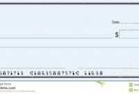 Blank Business Check Template | Blank Check | Printable regarding Editable Blank Check Template