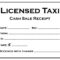 Blank Cab Receipts (7) | Budget Spreadsheet With Regard To Blank Taxi Receipt Template
