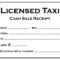 Blank Cab Receipts (7) | Budget Spreadsheet With Regard To Blank Taxi Receipt Template