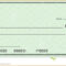 Blank Check Template | Template Business Regarding Fun Blank Throughout Blank Business Check Template
