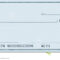 Blank Check With False Numbers Stock Photo – Image Of Cheque Intended For Large Blank Cheque Template