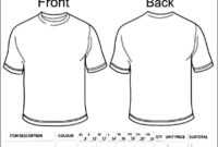 Blank Clothing Order Form Template | Besttemplates123 in Blank T Shirt Order Form Template