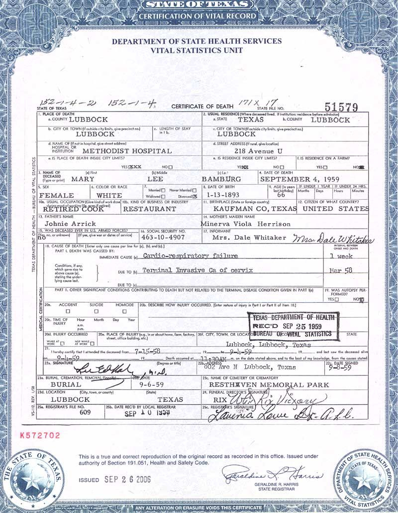 Blank Death Certificates Templates |  Certificate Pertaining To Novelty Birth Certificate Template