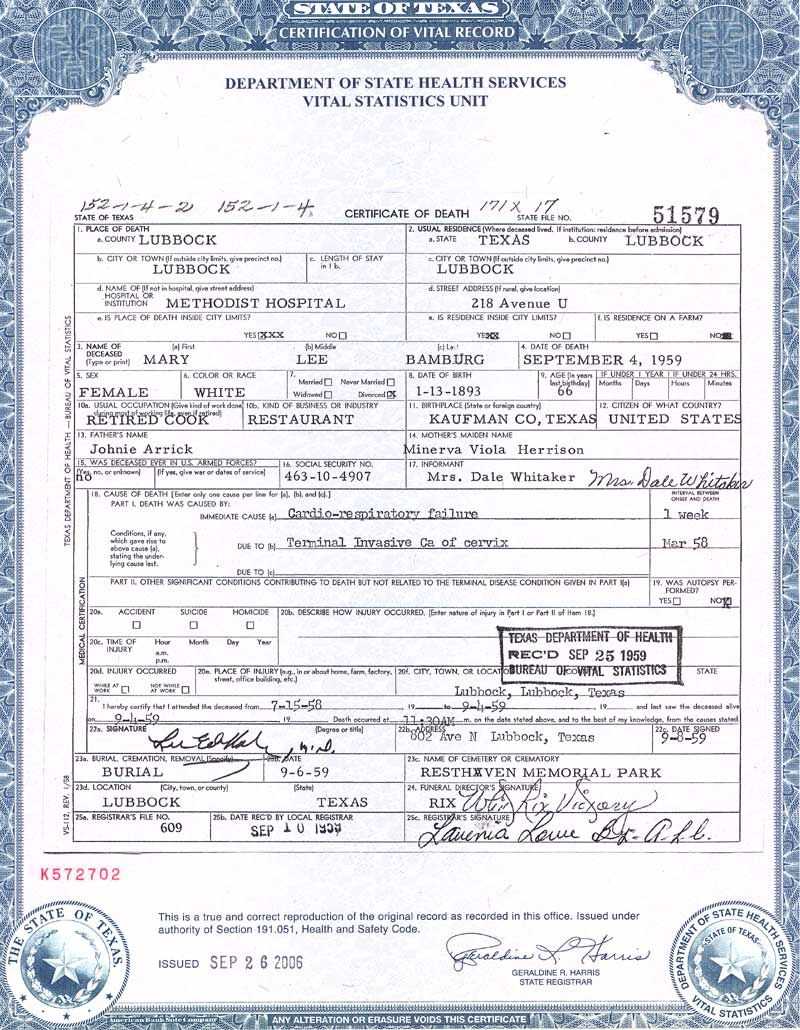 Blank Death Certificates Templates |  Certificate Pertaining To Novelty Birth Certificate Template