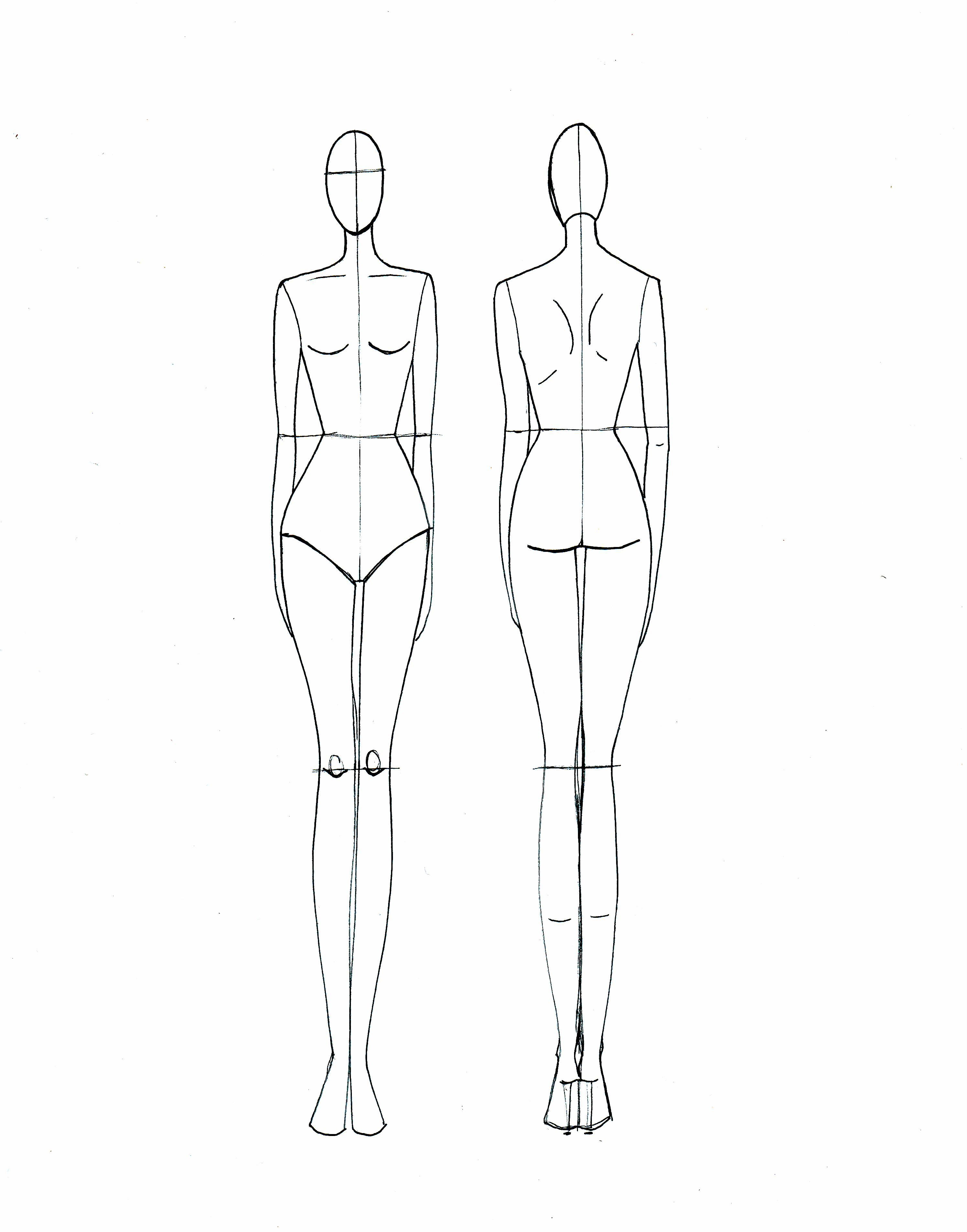 Blank Fashion Design Models In 2019 | Fashion Illustration For Blank Model Sketch Template