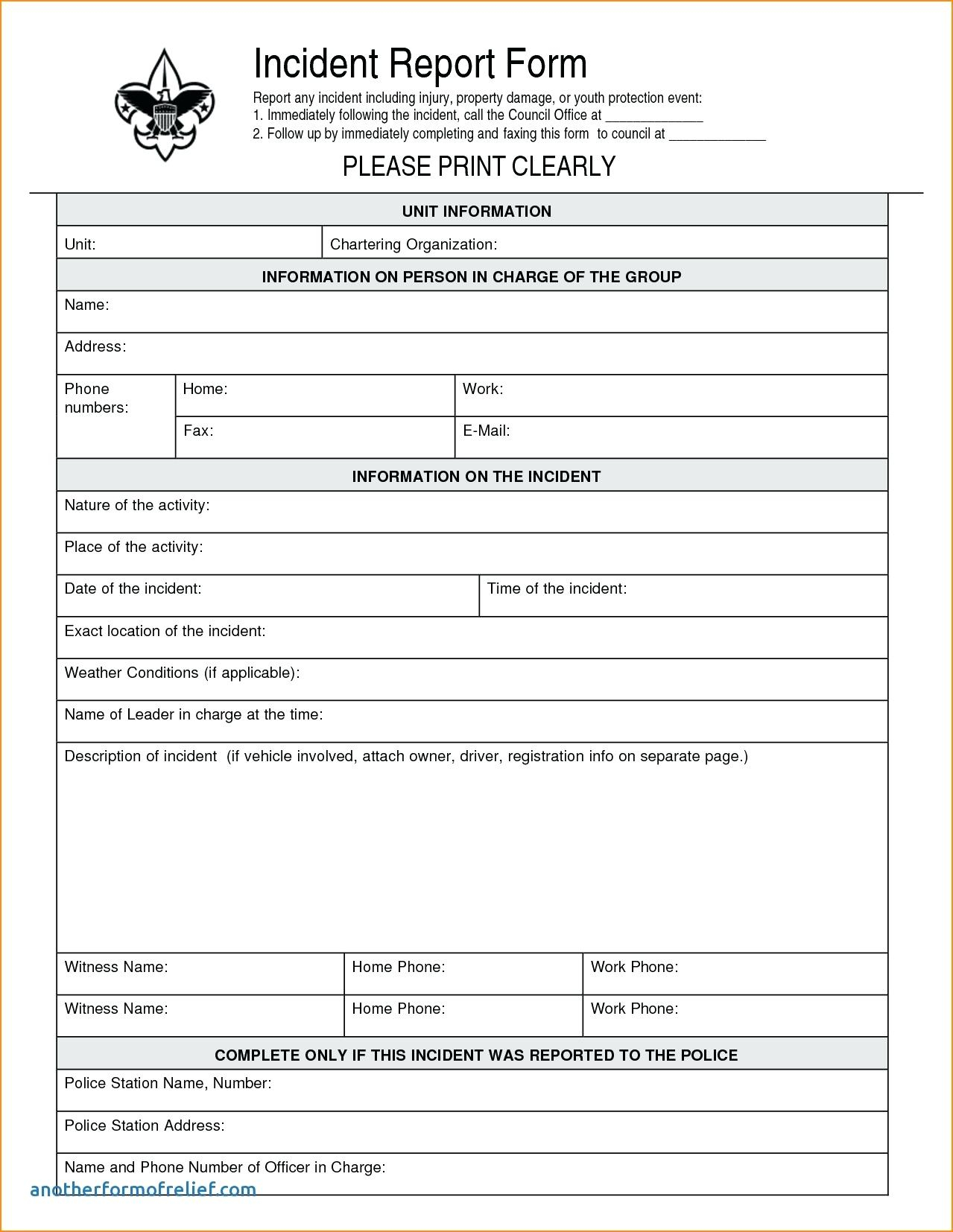 Blank Fax Cover Page Template – Teplates For Every Day Regarding First Aid Incident Report Form Template