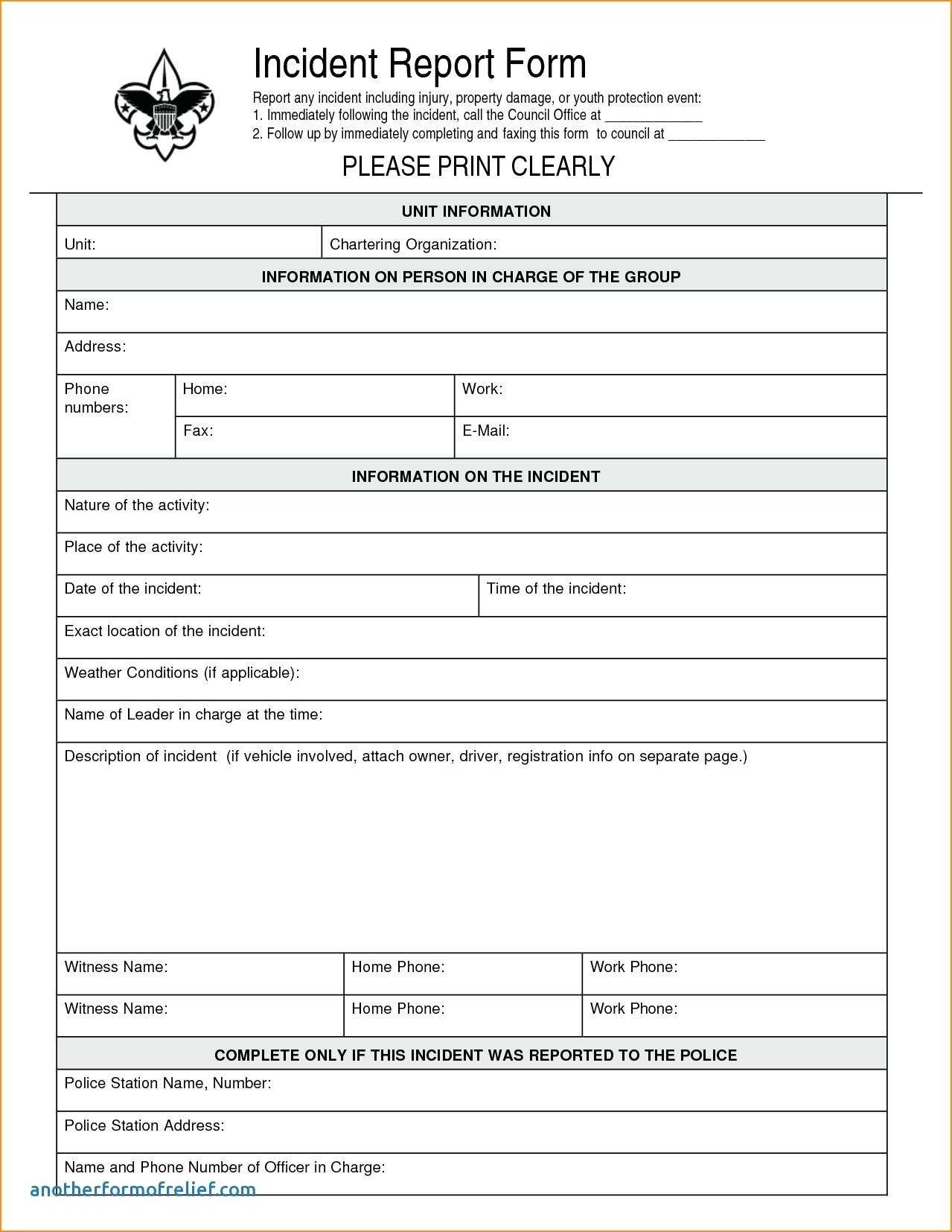 Blank Fax Cover Page Template – Teplates For Every Day Regarding First Aid Incident Report Form Template