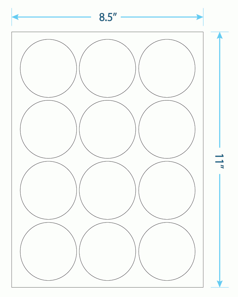 Blank Label Printing Template – Pdf & Doc Download Pertaining To 33 Up Label Template Word