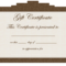 Blank Microsoft Word Gift Certificate Template Within Microsoft Gift Certificate Template Free Word