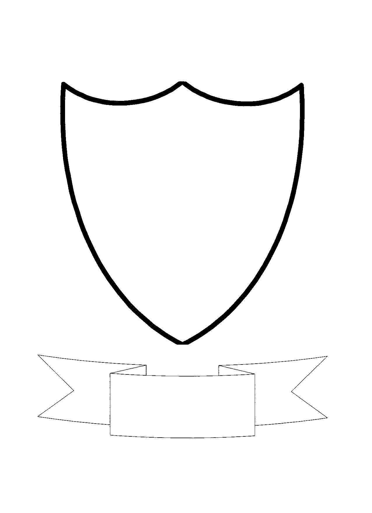 Blank Shield Template Printable – Atlantaauctionco Pertaining To Blank Shield Template Printable