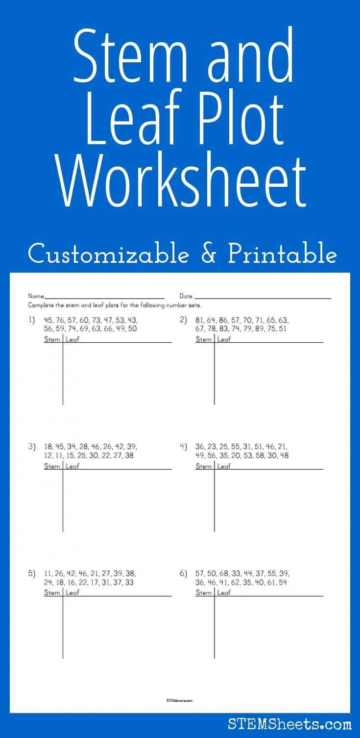 Blank Stem And Leaf Plot Template - Atlantaauctionco Within Blank Stem And Leaf Plot Template