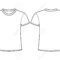 Blank T Shirt Template Front And Back For Blank Tee Shirt Template