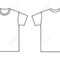 Blank T Shirt Template. Front And Back Throughout Blank Tee Shirt Template