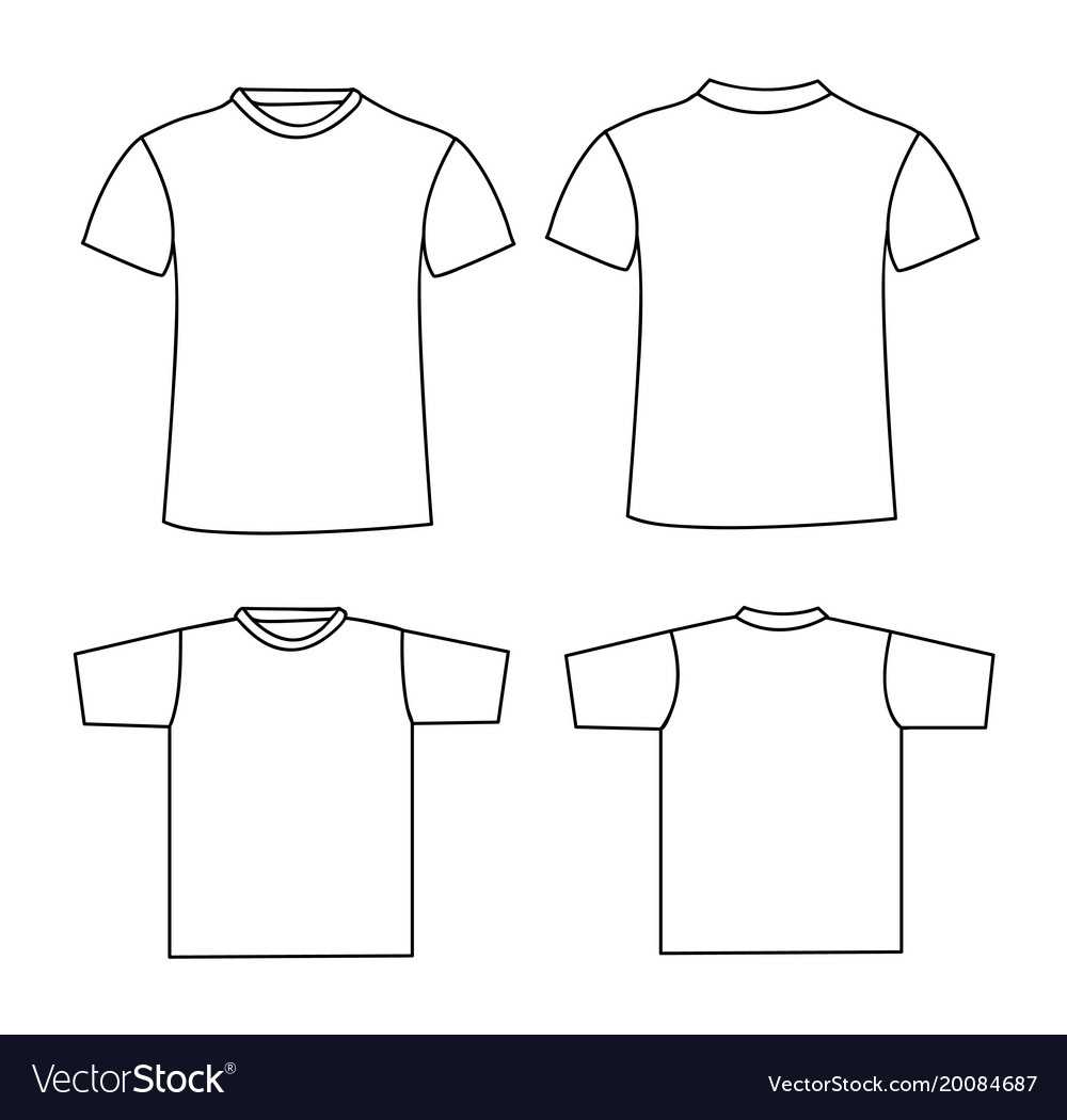 Blank T Shirt Template Front And Back With Regard To Blank Tshirt Template Pdf