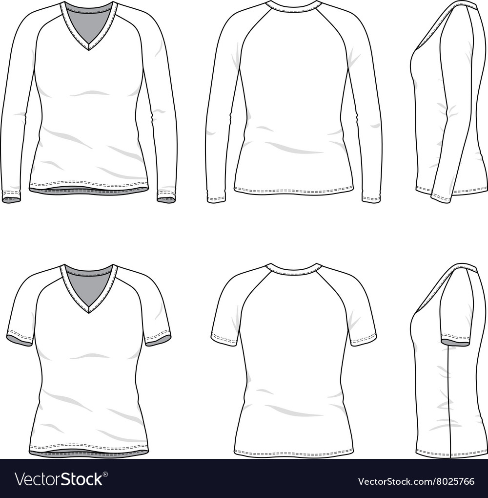 Blank V Neck T Shirt And Tee With Regard To Blank V Neck T Shirt Template