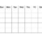 Blank Weekly Calendars Printable | Free Printable Calendar Inside Blank Activity Calendar Template