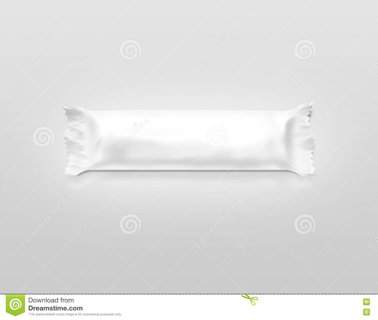 Blank White Candy Bar Plastic Wrap Mockup . Stock Photo Pertaining To Blank Candy Bar Wrapper Template
