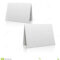 Blank White Paper Stand Table Holder Card. 3D Vector Design With Regard To Card Stand Template