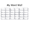 Blank+Printable+Word+Wall+Templates | Descriptive Words In Blank Word Wall Template Free