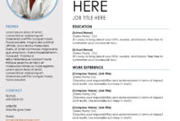 Blue Grey Resume within Microsoft Word Resume Template Free