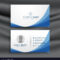 Blue Wave Simple Business Card Design Template Pertaining To Visiting Card Illustrator Templates Download