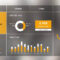 Blur Dashboard Slide For Powerpoint Intended For Free Powerpoint Dashboard Template