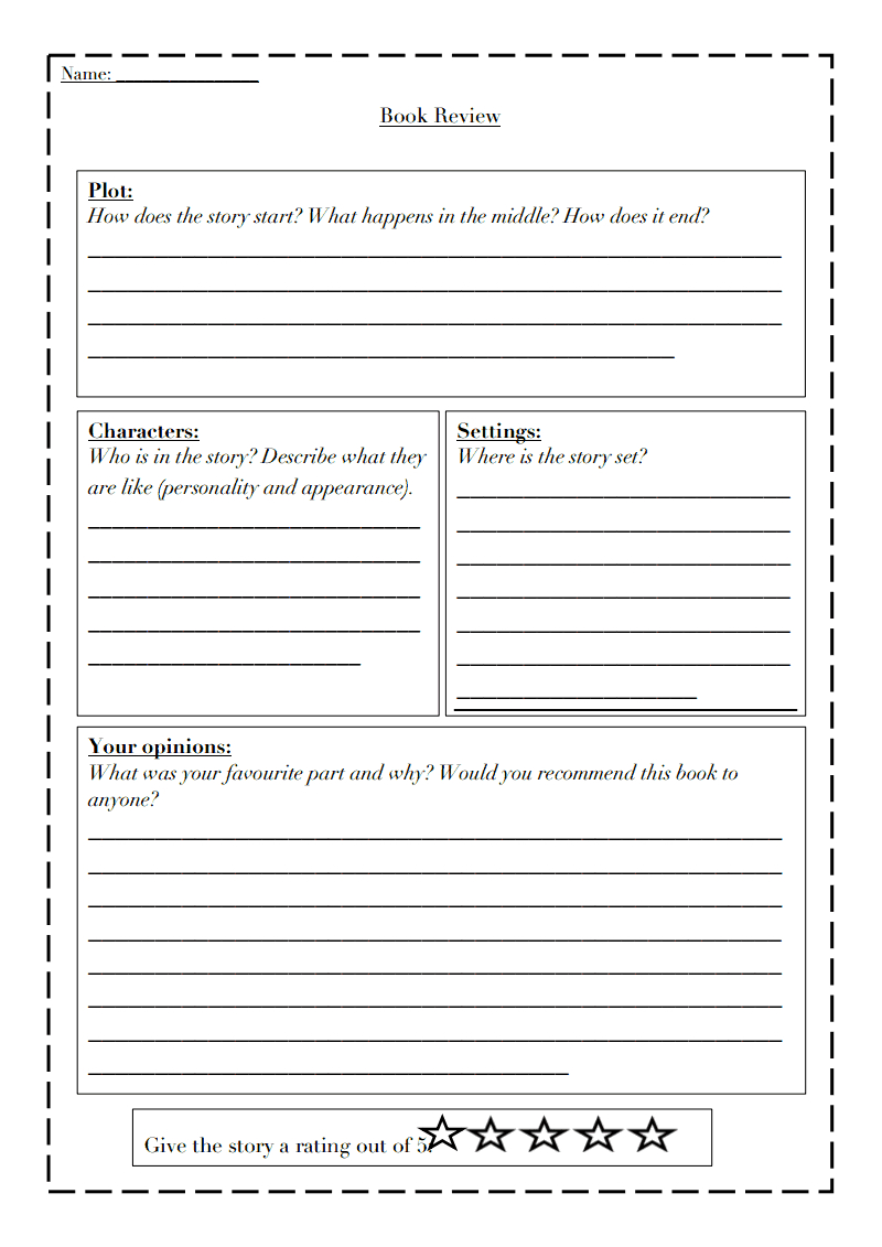 Book Review Template Differentiated.pdf – Google Drive Intended For High School Book Report Template