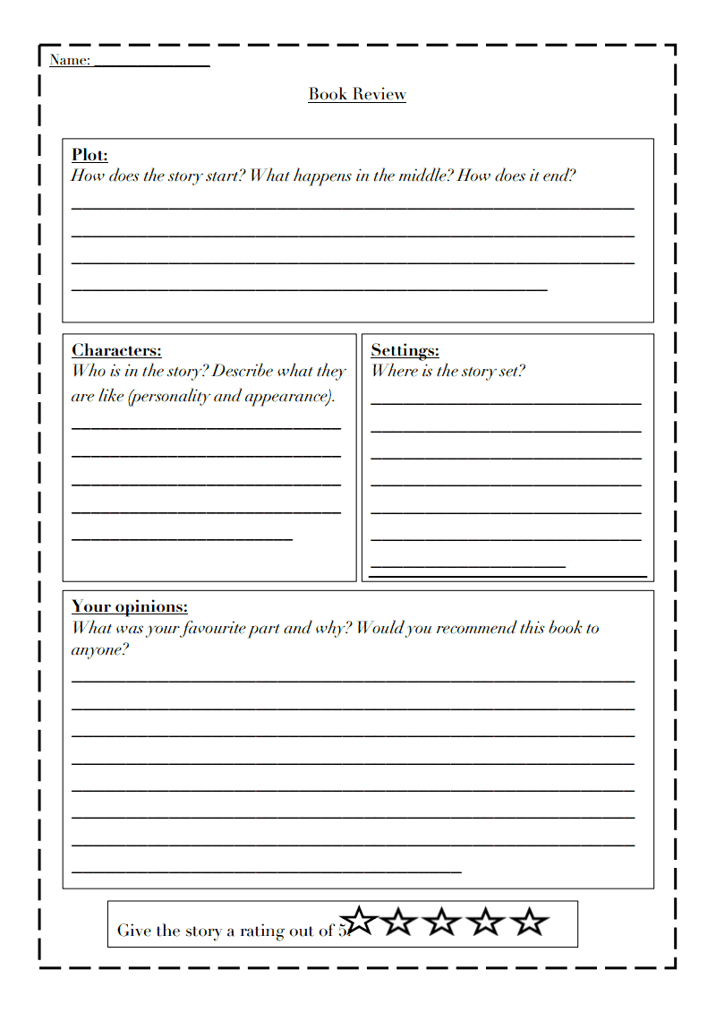 Book Review Template Differentiated.pdf - Google Drive With Regard To Book Report Template Middle School