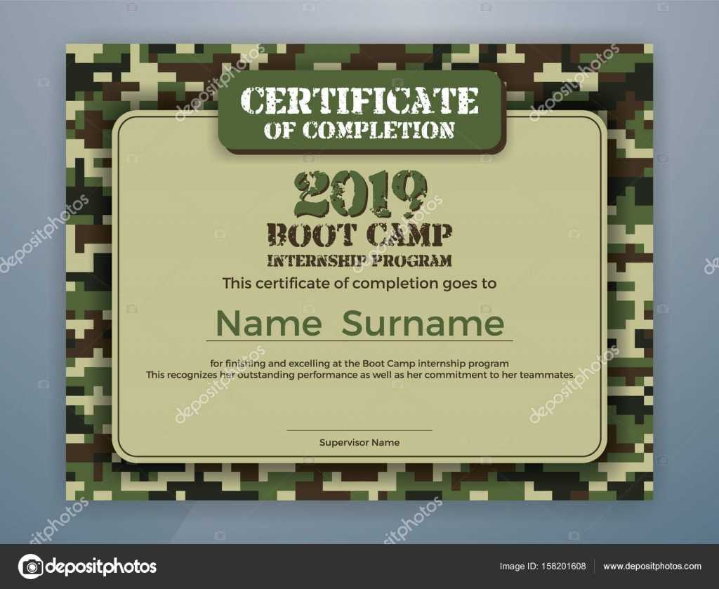 Boot Camp Certificate Template | Boot Camp Internship Regarding Boot Camp Certificate Template